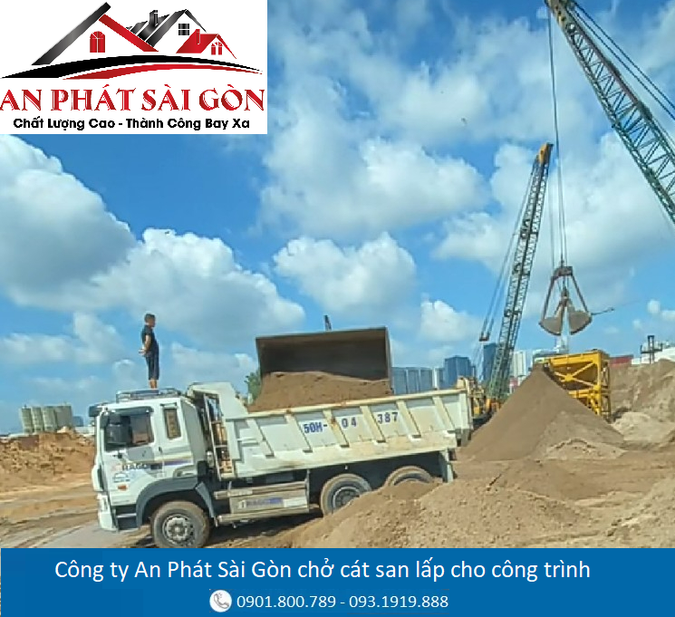Báo giá cát san lấp tháng 8 năm 2023